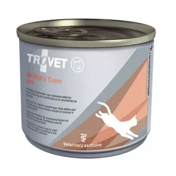 Comida húmida para gatos TROVET Urinary Calm UCD frango 200 g — apoio dietético das vias urinárias, minerais controlados