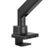 Suporte de monitor de braço duplo Maclean MC-968 com mola a gás 17-57 27 kg carga pesada estável totalmente articulado suporte VESA máx. 200x200