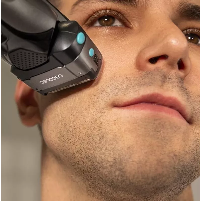Máquina de barbear elétrica CECOTEC PrecisionCare X-Trimm Triple Shaver — 3 lâminas, à prova de água
