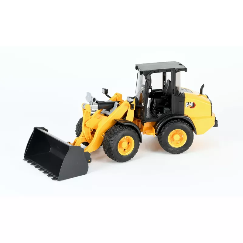 Bruder 02485 CAT carregadora de rodas articulada compacta, veículo de brincar em miniatura, de plástico