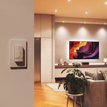 Interruptor sem fios inteligente Nanoleaf N4400C02-1BUT — alimentado por pilha, controlo personalizável para luzes e dispositivos inteligentes