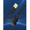 Adaptador de extensão Ugreen USB 3.0 (fêmea) para USB 3.0 (macho) 2 m (preto)