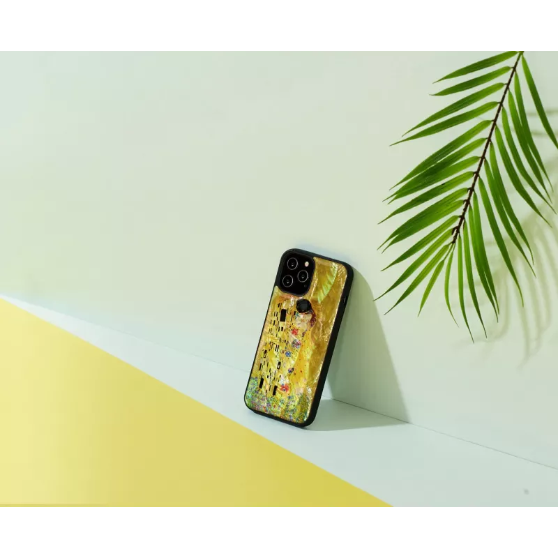 Capa de proteção iKins para Apple iPhone 12 Pro Max – preto, design beijo