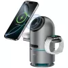 Estação de carregamento Docking ChargeBot Sound Qi2 cinzento