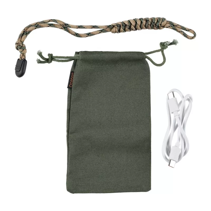 Aquecedor elétrico Ocoopa UT3201 Camouflage — aquecedor cerâmico portátil com powerbank de 10.000 mAh e até 18 horas de funcionamento