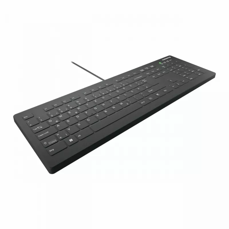 CHERRY AK-C8112 Medical USB QWERTZ Alemão Preto Branco Teclado Full-Size