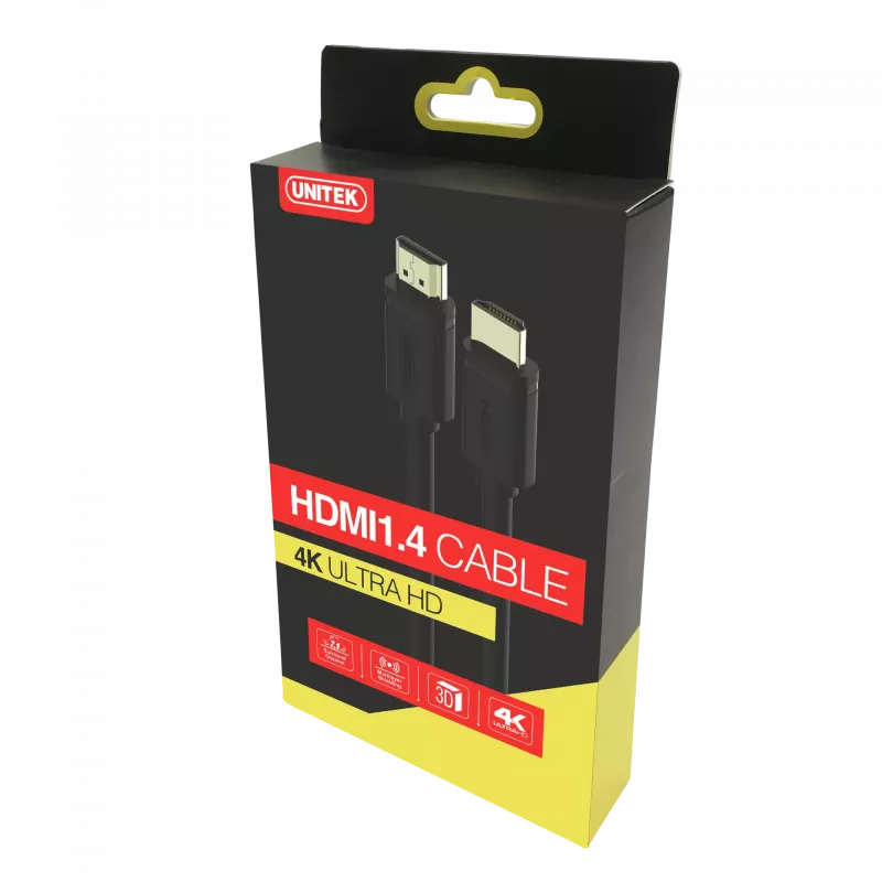 Cabo HDMI UNITEK Y-C138M 2 m HDMI Type-A (Standard) preto