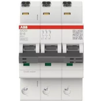 Disjuntor ABB SX203-B16 Flexline car. B 6kA 16A 3P (2CDS253003R0165)