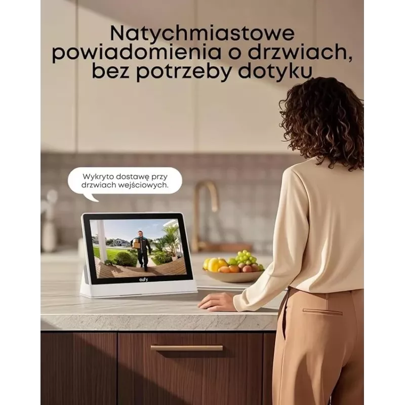 Assistente de segurança doméstica Anker Eufy T87A03W1 dispositivo inteligente preto/branco
