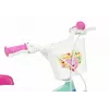 Bicicleta infantil Toimsa Peppa Pig rodas de 14 polegadas, verde, para cerca de 3–5 anos, travões de aro dianteiro e traseiro, pneus de ar