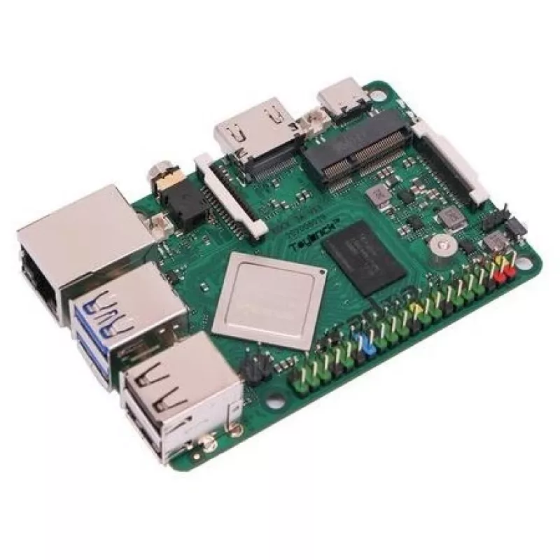 Computador de placa única ALLNET Radxa Rock 3A 2GB RK3568 Quad-Core Cortex-A55 2GHz