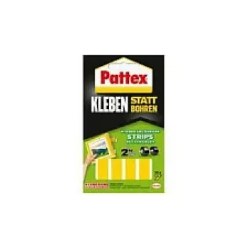 Fitas adesivas Pattex Fixar sem broca, removíveis, 10 unid.