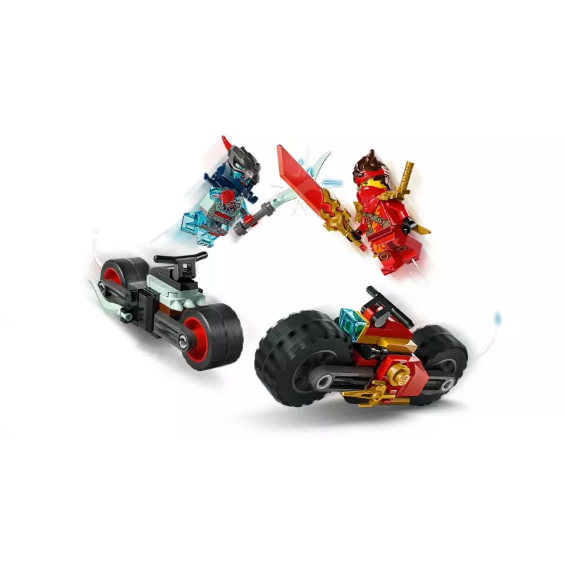 Conjunto de construção LEGO NINJAGO 71838 Corrida de velocidade de mota do Kai — 79 peças, 2 minifiguras, idade 6+, dimensões 40×30×90 mm