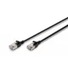 Cabo de rede Digitus CAT 6A classe Ea F/FTP 5m preto