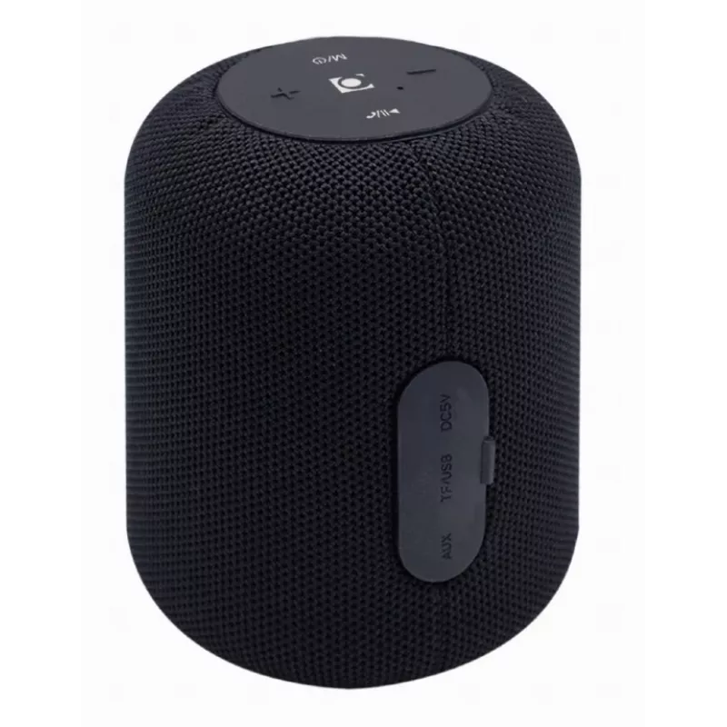 Altifalante portátil mono Gembird SPK-BT-15-BK — 5 W RMS, Bluetooth, MicroSD, 1200 mAh, Preto