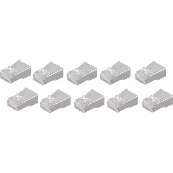 Ficha RJ-45 ShiverPeaks BS72052-10 ficha branco 10 unid.