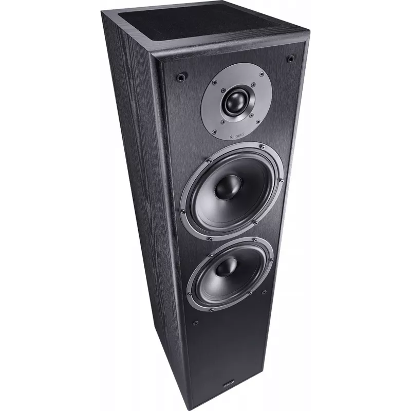 Altifalante de estúdio de chão Monitor Magnat Monitor S80 ATM — campo próximo ativo 2,5 vias, 160 W RMS, 26–38.000 Hz, 4 Ω, preto