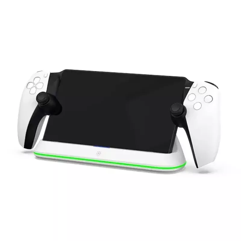 Sistema de carregamento Subsonic SA5708 para Playstation Portal com fios preto branco