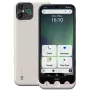 Doro Aurora A30 smartphone para seniores com base de carregamento sem fios, 6,1 polegadas, 128GB, Graphite