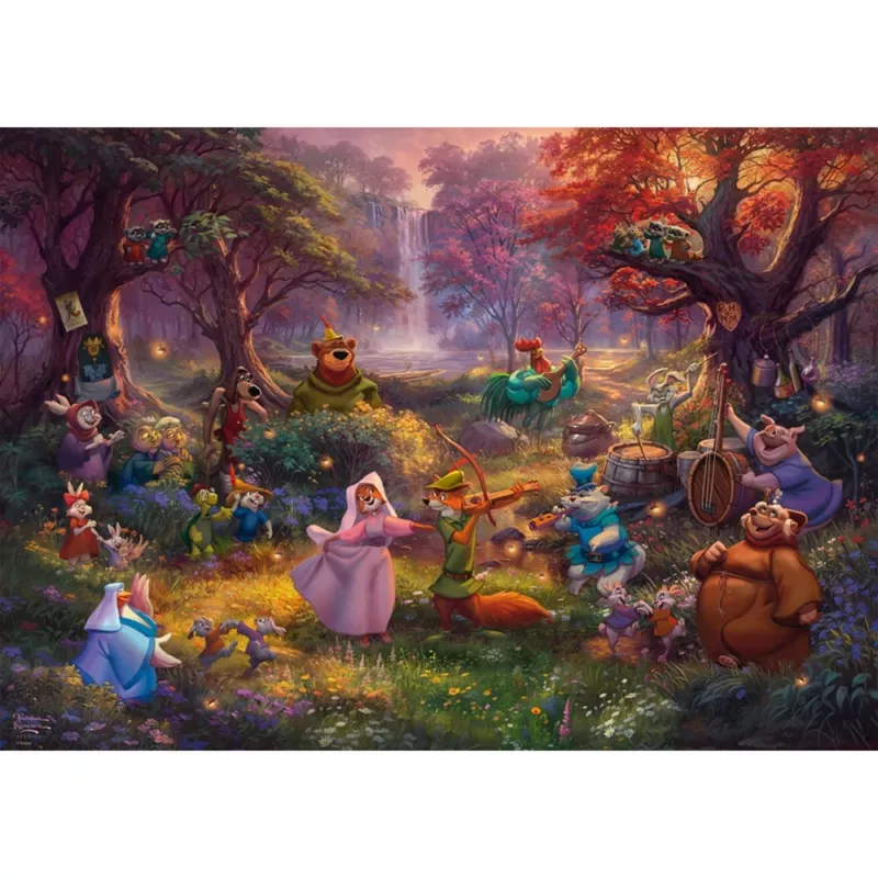 Thomas Kinkade Studios: Disney - Robin Hood, puzzle 1000 peças