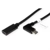 ROLINE 11.04.5496-10 - 2 m - USB Type-C - USB Type-C - macho - fêmea - angular (11.04.5496)