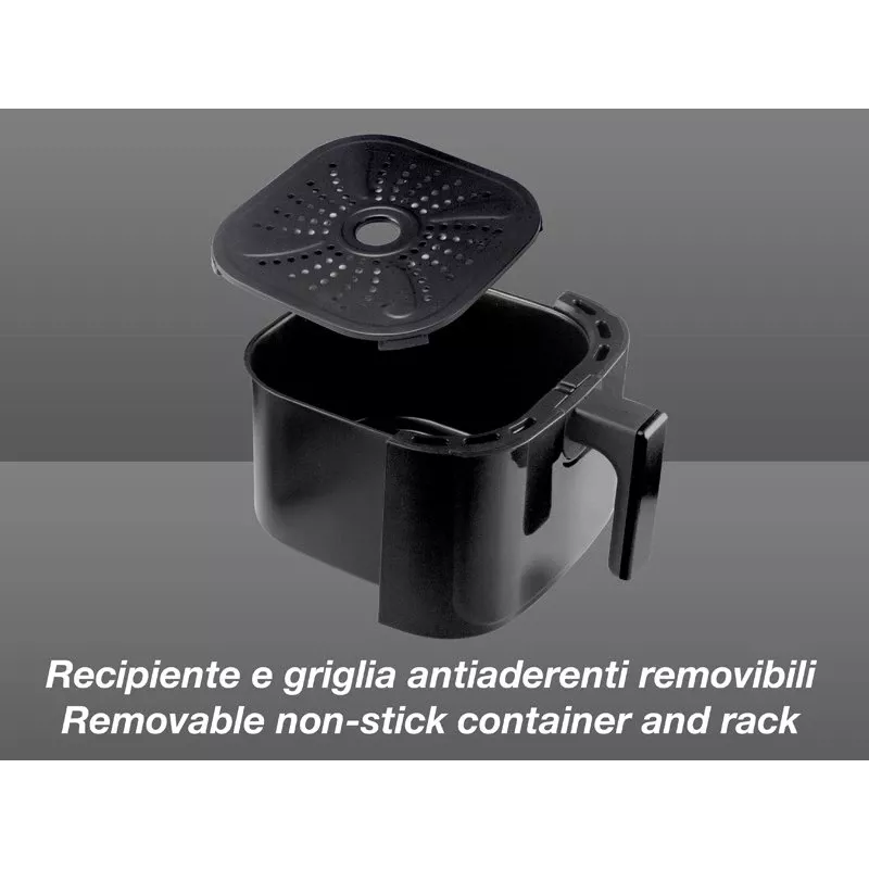 Fritadeira de ar quente Beper P101FRI051 5 L 1400 W preto
