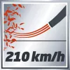 Einhell GE-CL 18 Li E - Solo soprador de folhas sem fio 210 km/h preto, vermelho