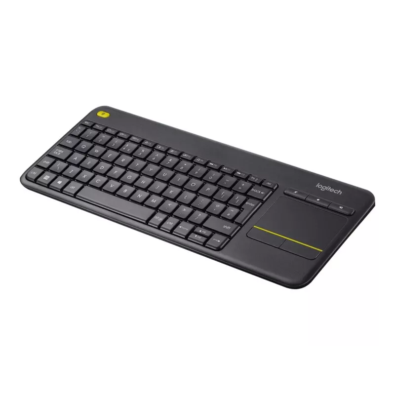 Logitech Wireless Touch Keyboard K400 Plus Mini QWERTZ preto