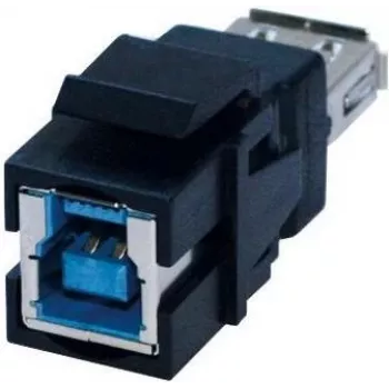 Adaptador de cabo Bachmann 917.401 USB 3.0 A para B preto