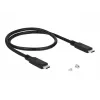 Delock - Caixa de armazenamento - M.2 - cartão M.2 NVMe - USB 3.1 (Gen 2) - preto (42614)