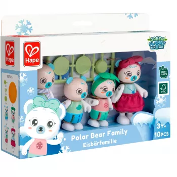 Hape família de ursos polares figura de brincar