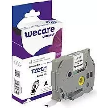 Fita de etiquetar Armor K80020W4 Preto sobre transparente TZe