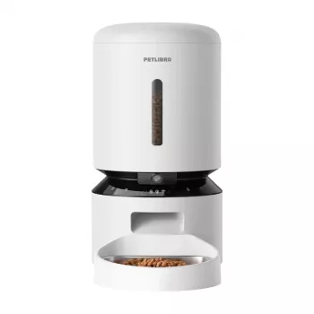 Comedouro Petlibro Granary com câmara, 5L (branco)