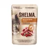 SHELMA com peru, pato, frango e vaca em molho - alimento húmido para gatos - 12x85g