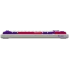 LORGAR KBP70MW, Teclado de gaming mecânico sem fios 65% Pro, branco, layout EN