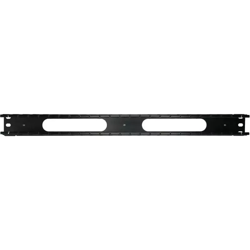 Caixa de cabos Alantec PK008 Organizador de parede 1U preto Metal/Plástico