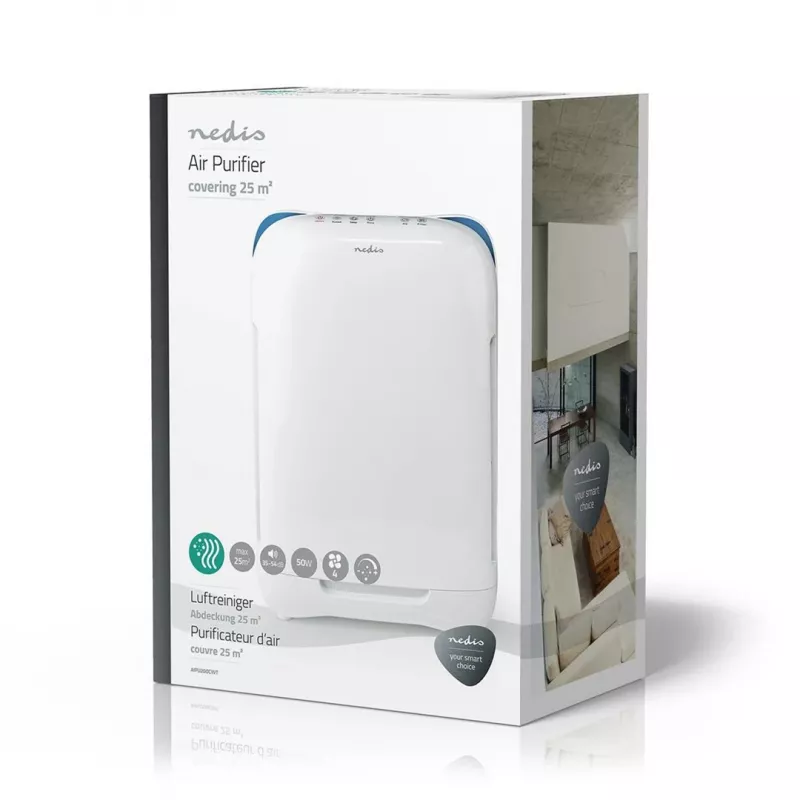 Purificador de ar Nedis AIPU200CWT 25 m² 54 dB 50 W branco