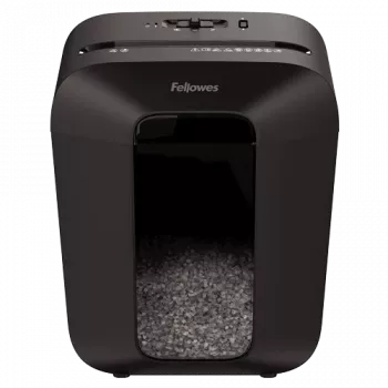 Destruidora de documentos Fellowes Powershred LX41 corte em partículas preta