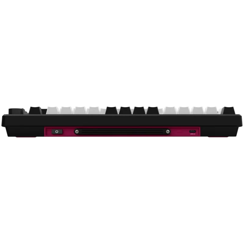 LORGAR KBP7075W teclado gaming mecânico sem fios 75%, preto/vermelho, EN