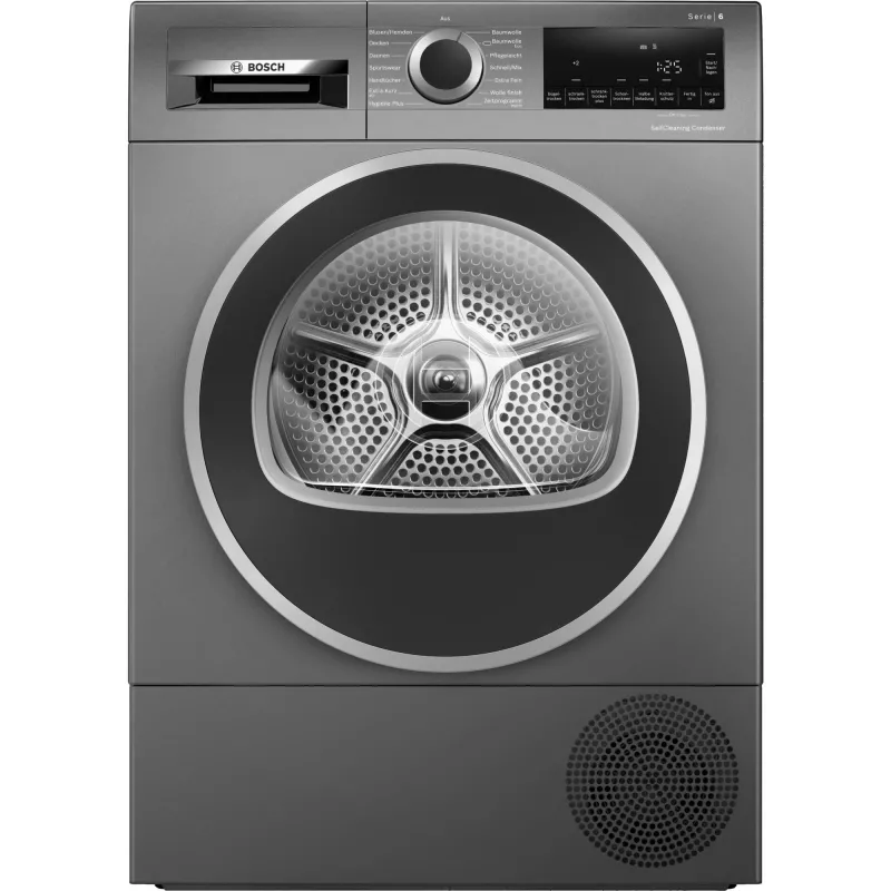 Máquina de secar roupa Bosch Serie 6 WQG2450R10 de instalação livre carga frontal 9 kg preta