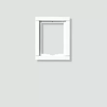 Siedle KR 611-1/1-0 SM - Moldura - Prateado - Siedle - Alumínio - Superfície - 131 mm (200016830-01)