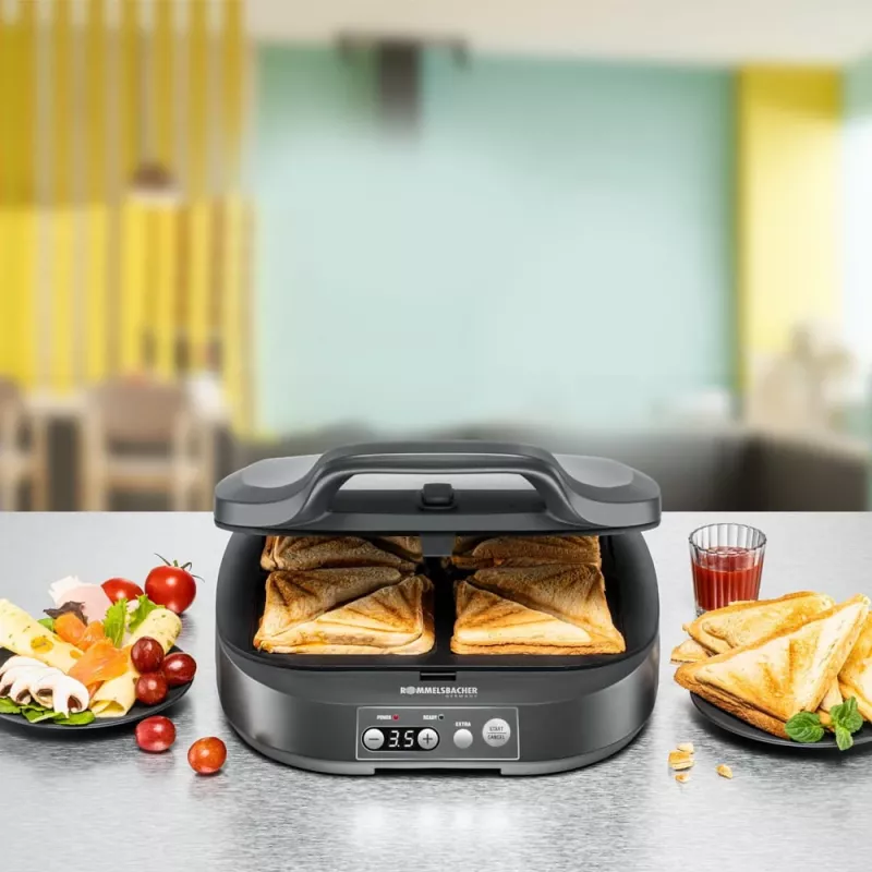 Rommelsbacher ST 1800 máquina de sandes 1800 W preto