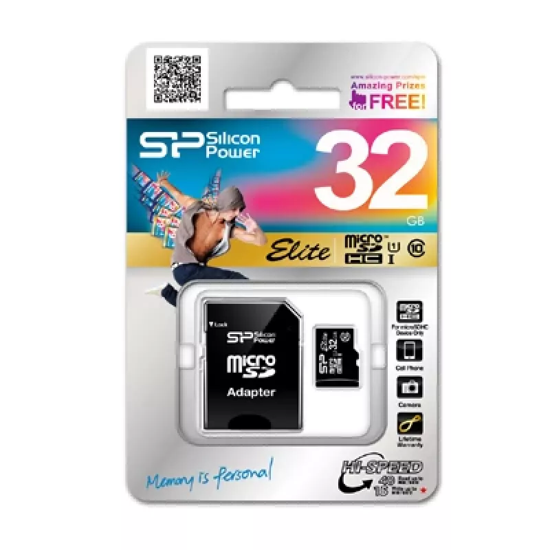 Cartão de memória Silicon Power Elite 16 GB MicroSDHC Class 10 UHS-I