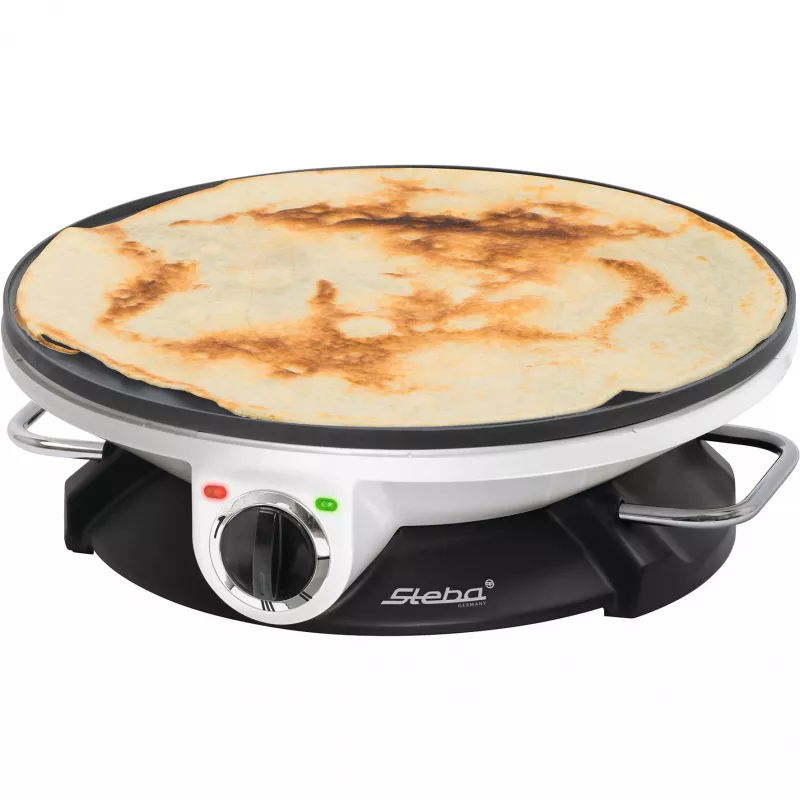 Steba CR 32 - placa para crepes - 1,2 kW - preto/branco