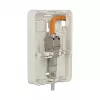 Caixa de superfície e de distribuição DELOCK 86262, branco, 82×120×31 mm