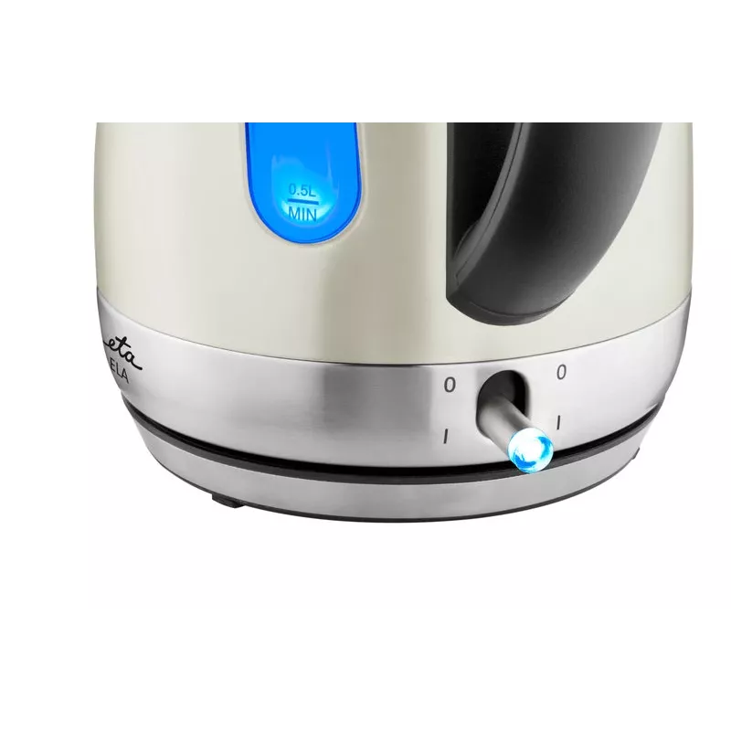 ETA | Chaleira | ELA ETA859890070 | Standard | 2100 W | 1,7 L | aço inoxidável | base rotativa 360° | creme