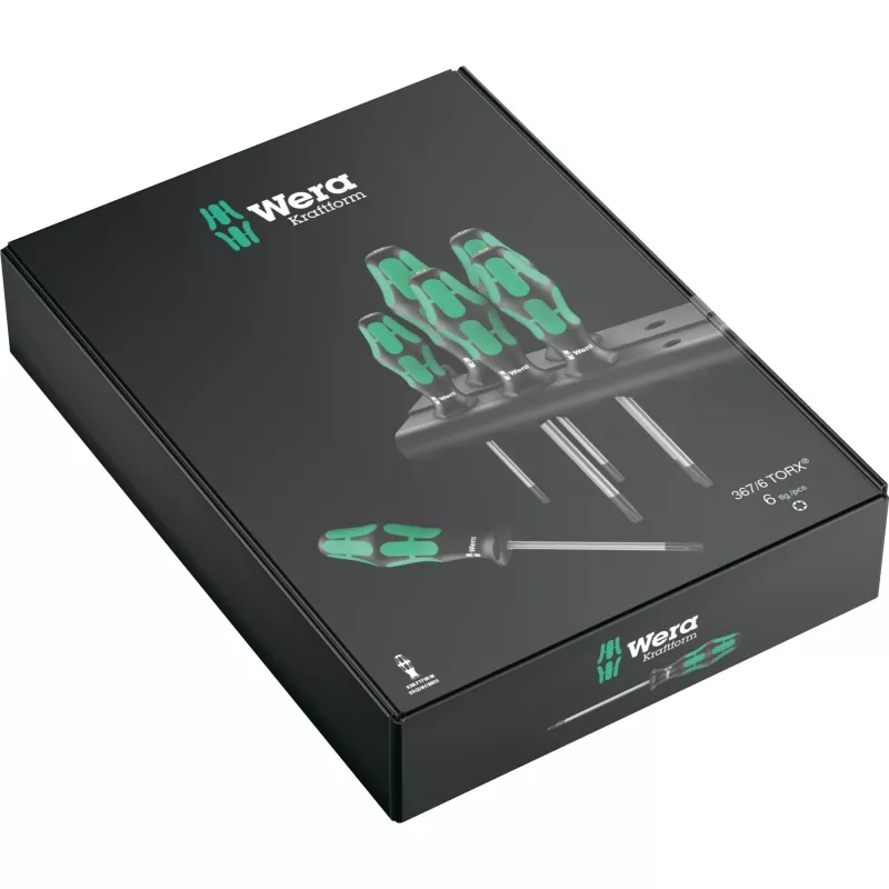 Conjunto de chaves de fendas Wera Kraftform Plus TORX standard