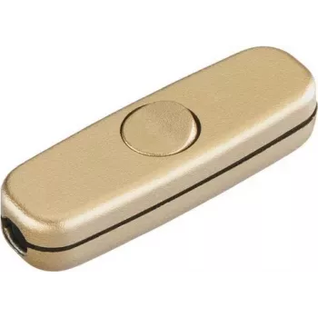 Bachmann 924.046 - Interruptor basculante - 1 polo - Dourado - 250 V - 67 mm - 22 mm