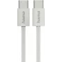 Hama Fabric Cabo de carregamento USB-C para USB-C 1 m, nylon, bege