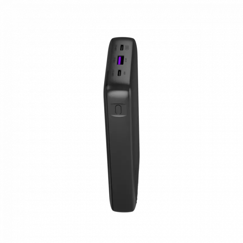 Power Bank CANYON PB-240, 25000mAh PD140W powerbank com ecrã, tamanho 160,0x82x27 mm, peso 508±10g, cinzento-escuro